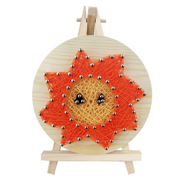 Craft Stationery Novelty Embroidery Art Portrait with Display Stand (17cm)