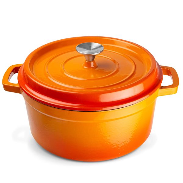 Super Large Nonstick Enamel Enamel Cast Iron Pot with Lid