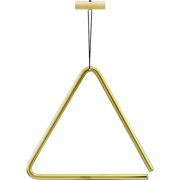 MEINL Percussion Triangle 8" Solid Brass with Metal Beater