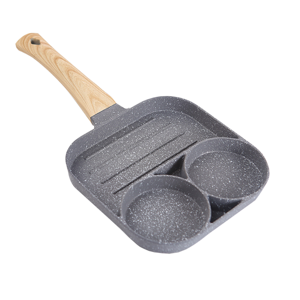 Nonstick Egg Pan Divided Grill Frying Pan Breakfast Cookware