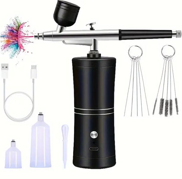Portable Airbrush Kit for Nails, Makeup &amp; Cakes