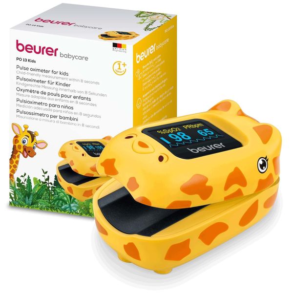Beurer Pulse Oximeter for Children: Measures SpO2 &amp; Heart Rate PO 13 KIDS