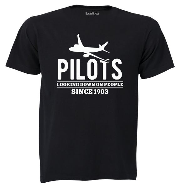 Pilots - Looking Down On People - Adults - T-Shirt