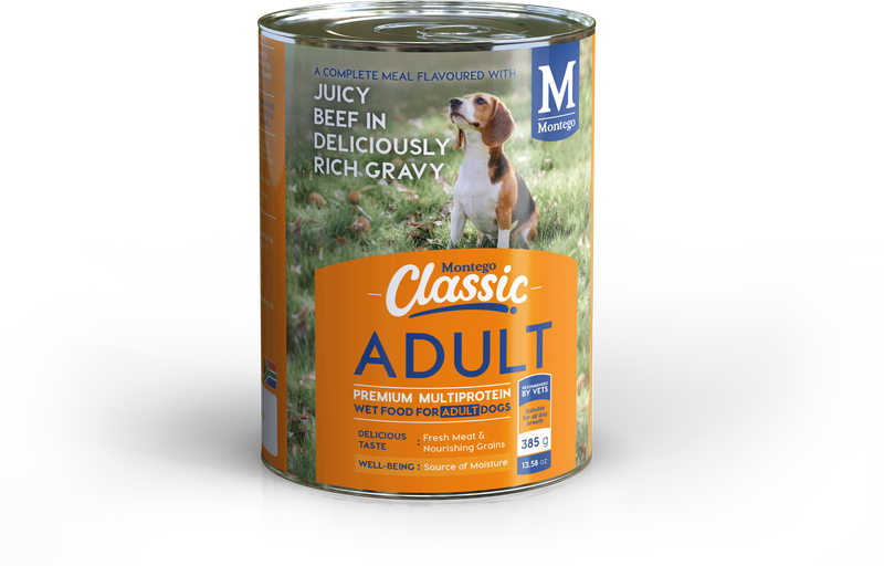 Montego - Classic Wet Adult Steak in Gravy - 385g Dog Wet Food