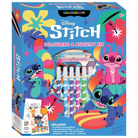 Super Kaleidoscope Stitch Colouring and Activity Book Image