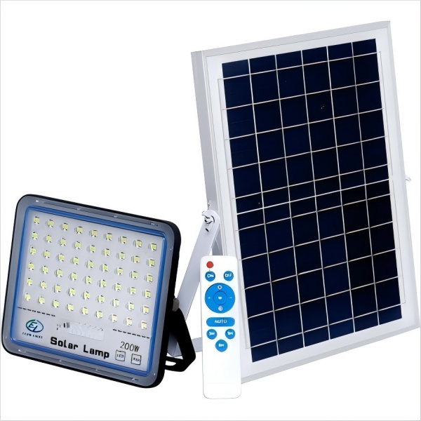 Super Bright LED Solar Flood Light with Motion Sensor - 200W