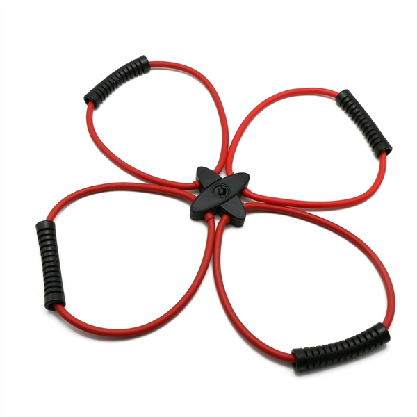 Pilates Reformer Resistance Band Kit Home Fitness Equipment,red