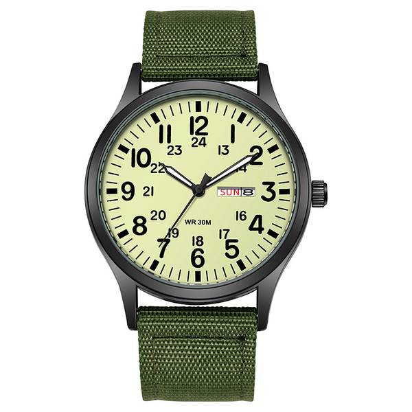 Bltunoed Minimalist Men's Watch - 41mm Alloy Case Stainless Steel Buckle