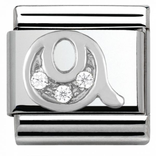 Nomination Silver Letter Q Charm image