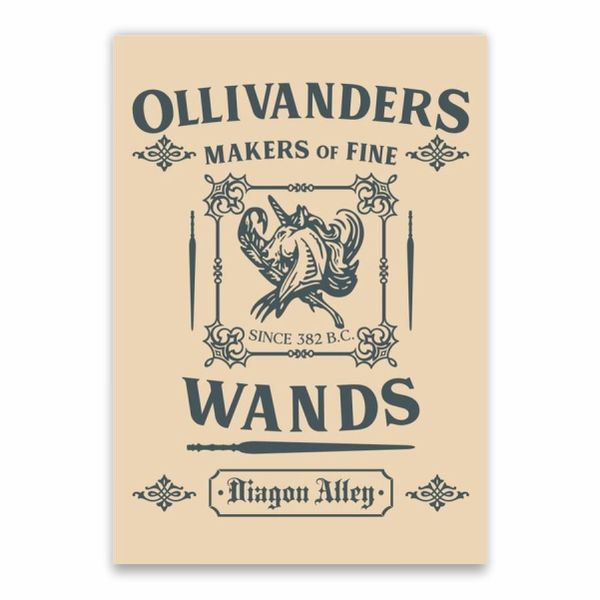 Ollivanders Makers Of Fine Wands Poster - A1