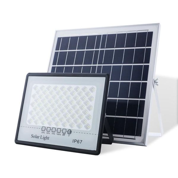 Solar Floodlight (260x200x83mm) 100W 100lm/W 6500K IP67 3yr Warranty