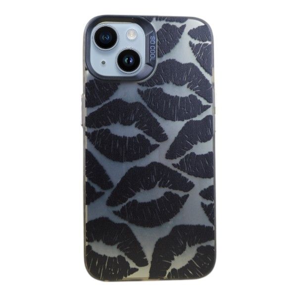 Midnight Kiss Luxe Phone Case Compatible with iPhone 16 Pro Max - Silver