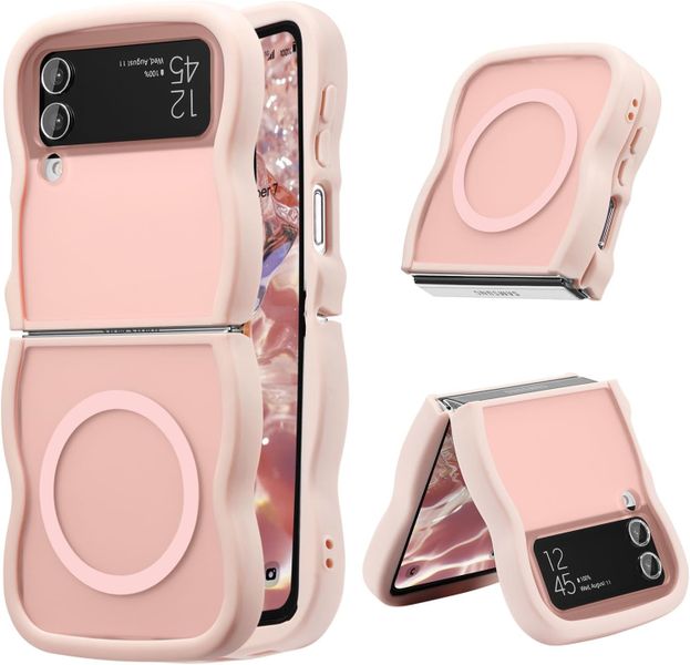 Wave Frame Magnetic Phone Case Compatible With Samsung Galaxy Z Flip 7 5G