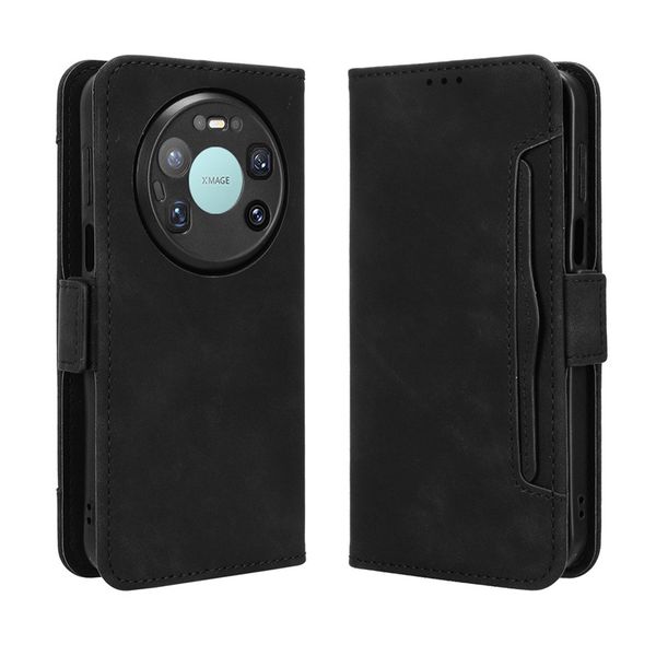 Multi Card Groove Leather Cover Compatible With Huawei Mate 80 Pro Max