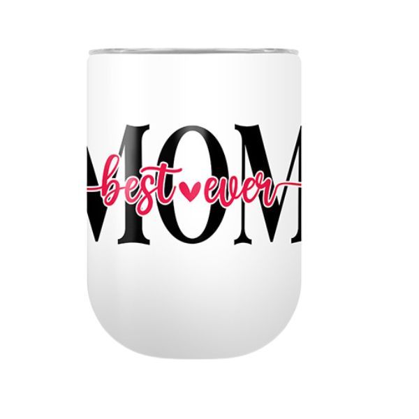 Best Mom Ever Mother's Day Double Wall Stainless Steel Travel Cup - 360ml
