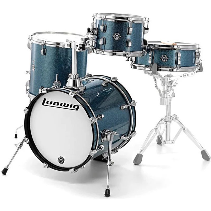 Ludwig 4pc Breakbeats Drumset - Blue Sparkle (Shell Pack Only)