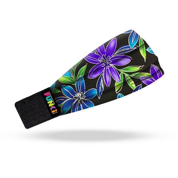 FUNki Silver Floral Adult Headband