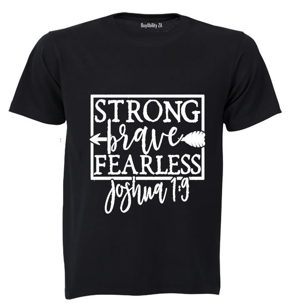 Brave - Fearless - Kids T-Shirt - Black image