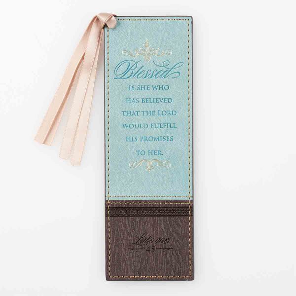 Blessed Is She Who Has Believed LuxLeather Pagemarker