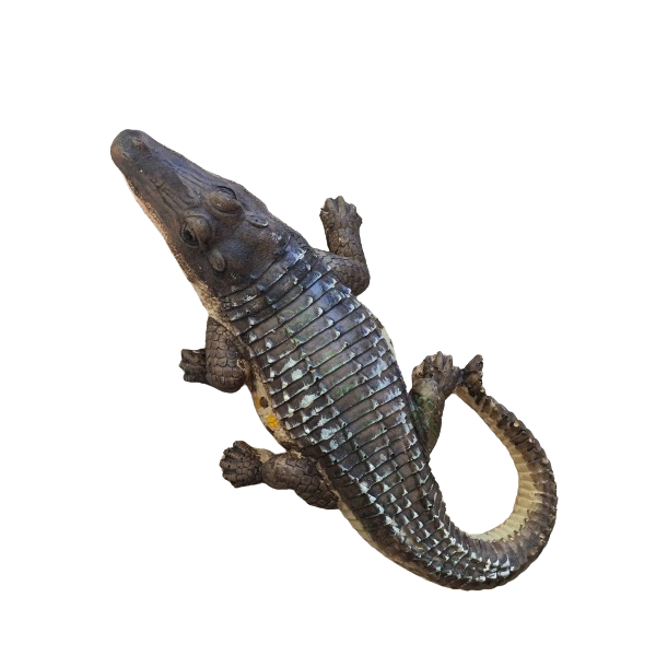 Crocodile Ornament for Reptile Enclosure / Terrarium or Aquarium