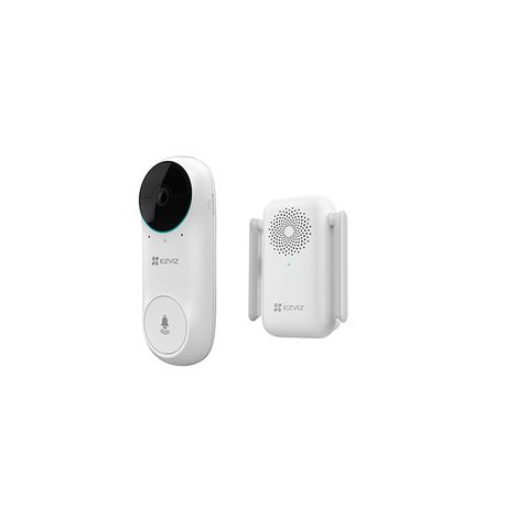 EZVIZ DB2C Wire-Free Video Doorbell Kit 2MP, Rechargeable Lithium Battery Image