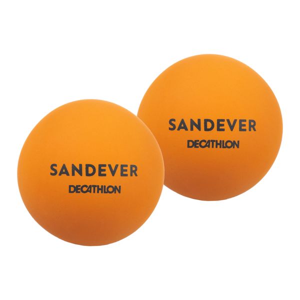 Sandever Beach Tennis Ball Btb 100 Twin-Pack - Orange