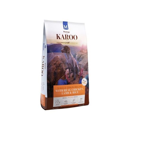 Montego Karoo Chicken, Lamb & Rice Adult All Breeds Dog Food (8kg