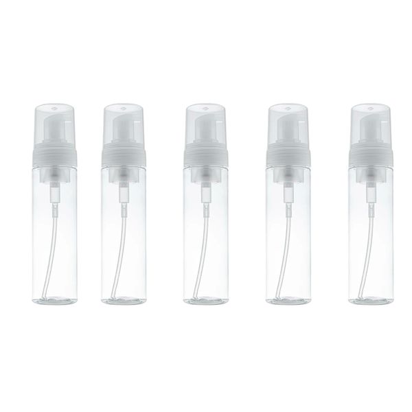 5 Pack 150ml Bottles with Foam Pumps