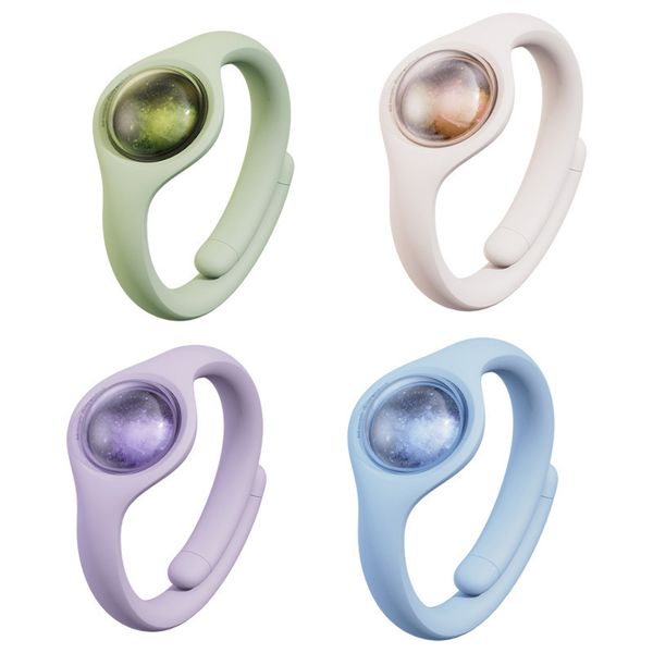 Mosquito Repellent Wristbands, Soft Silicone, 4 Colors