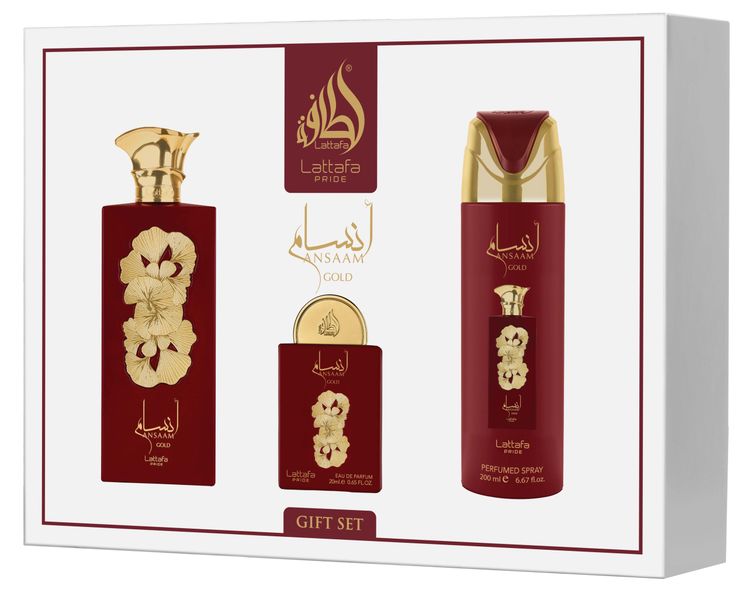Giftset Ansaam Gold -3pc by Lattafa