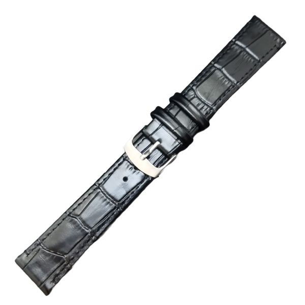 Genuine Leather Watch Strap Croco Pattern 20mm