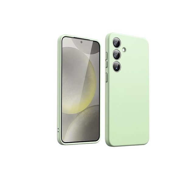 Liquid Silicone Back Case For Samsung Galaxy S23 FE - Matcha Green