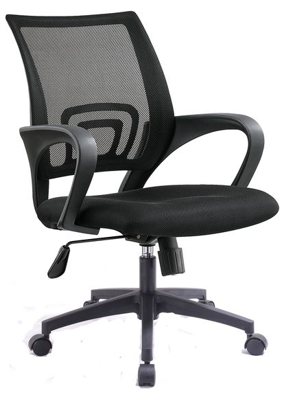 Wippy Netting Back Typist Office Chair with Black Base