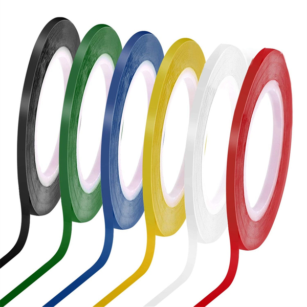 6 Rolls 1/8 Whiteboard Tape Thin White Board Tape 108 Feet Per Roll
