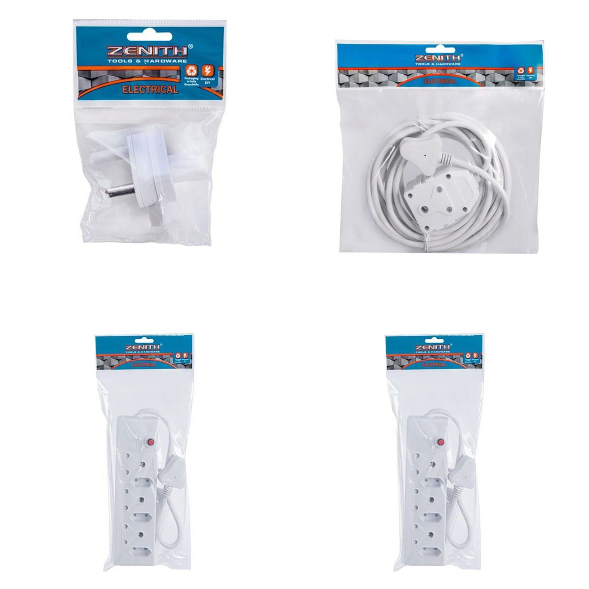 Extension Cord 5m2x Multiplug 6 Way + Plug Adaptor 2X2Pin Buy Online