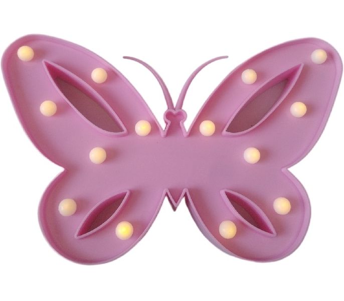 Night Light Butterfly Design - Pink