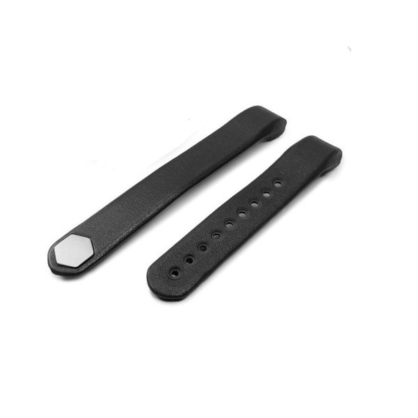 Tuff-Luv Fitbit Alta Genuine Leather Watch Strap Black