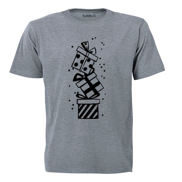 Christmas Presents Tower - Adults - T-Shirt