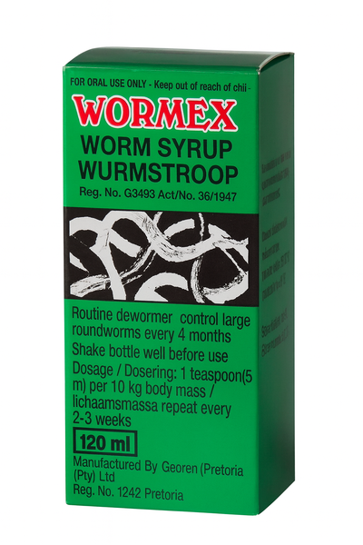 Wormex Worm Syrup 20ml x6