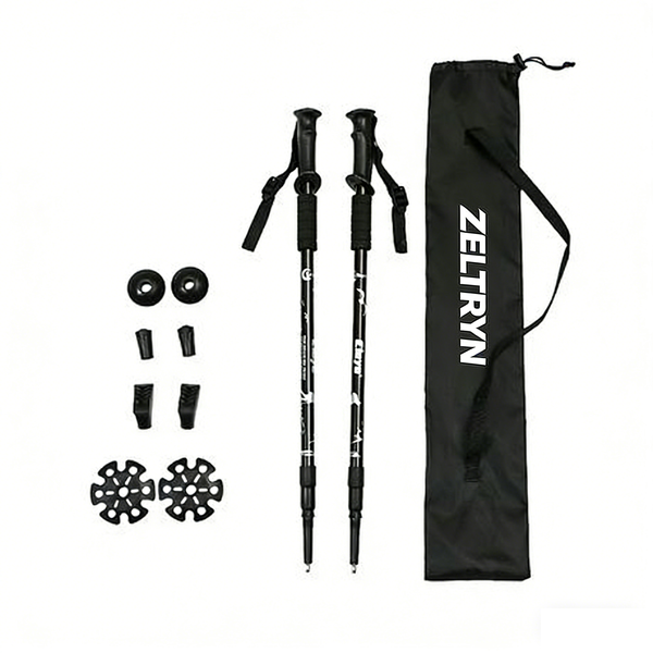 ZELTRYN 2-Piece Outdoor Hiking Poles