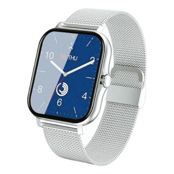 LIGE - IP67 Water Resistance Smartwatch With Heart Rate Monitoring - Silver