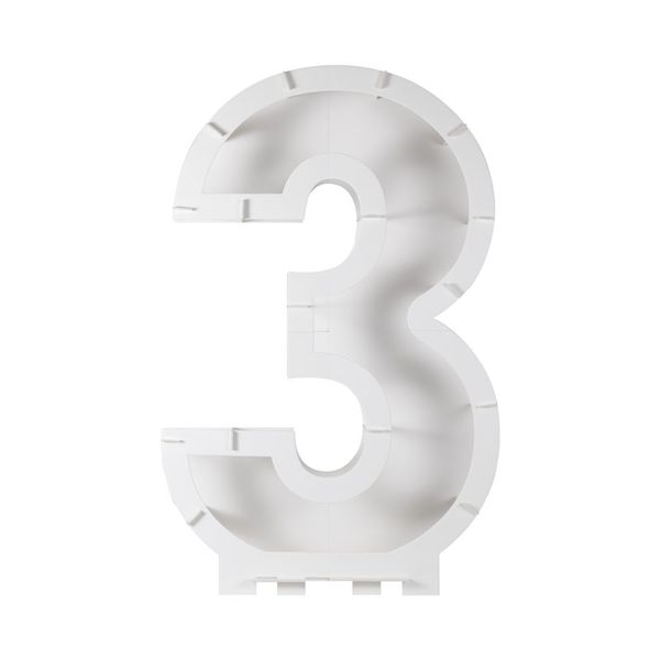 Mix It Up - Balloon Mosaic Number 3 Stand