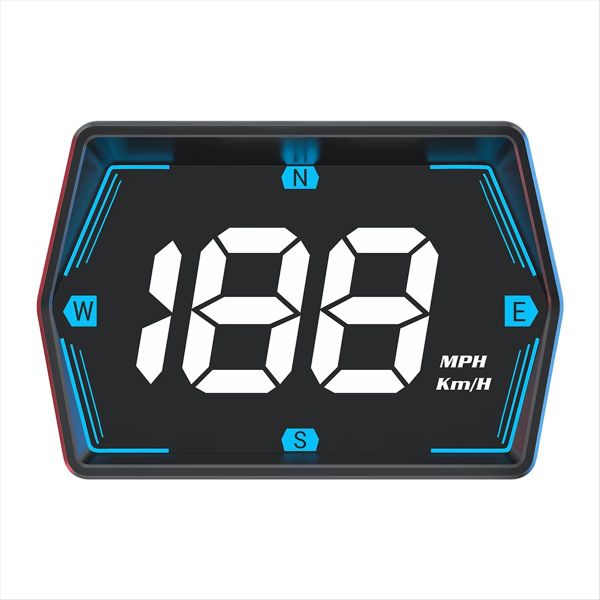 Satellite Speed Measurement Gps Car Mounted Hud Compatible with Universal