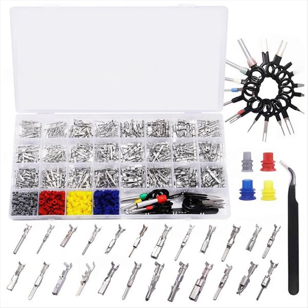 24Types Car Electrical Wire Terminal Pin Connector Kit - 459Pcs Automotive