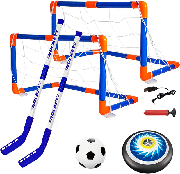 Hover Soccer Ball Hover Hockey Soccer Ball Set Sport Toy for Boys and Girls