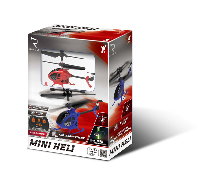 Revolt Mini Heli-Red