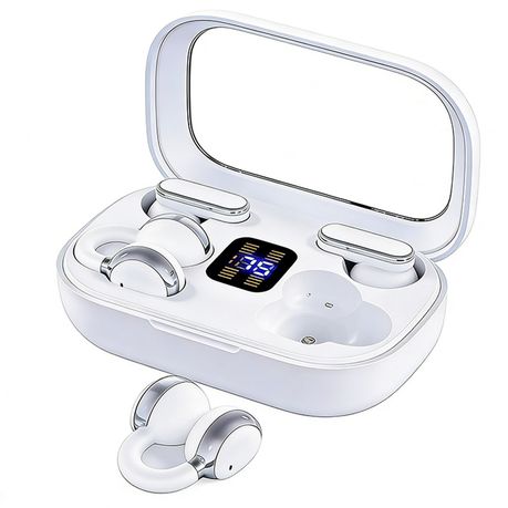 Wireless Earbuds Bluetooth 5.4 Dual Earphones LED Display Android iPhone Image