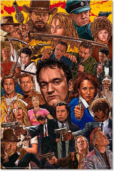Film Pulp (Quentin Tarantino) Poster