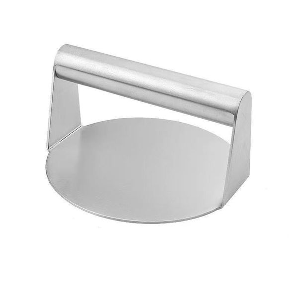 Stainless Steel Dough Wrapper Press Tool - Hand-Operated Press Plate