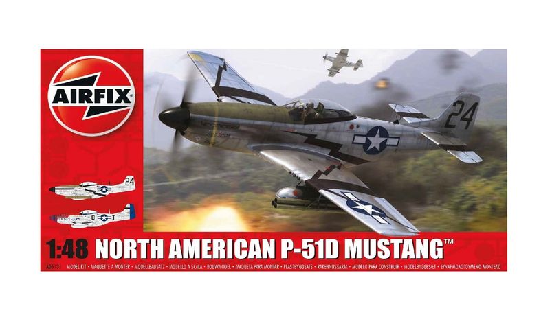 Airfix Aircraft Starter Sets North American P-51D Mustang